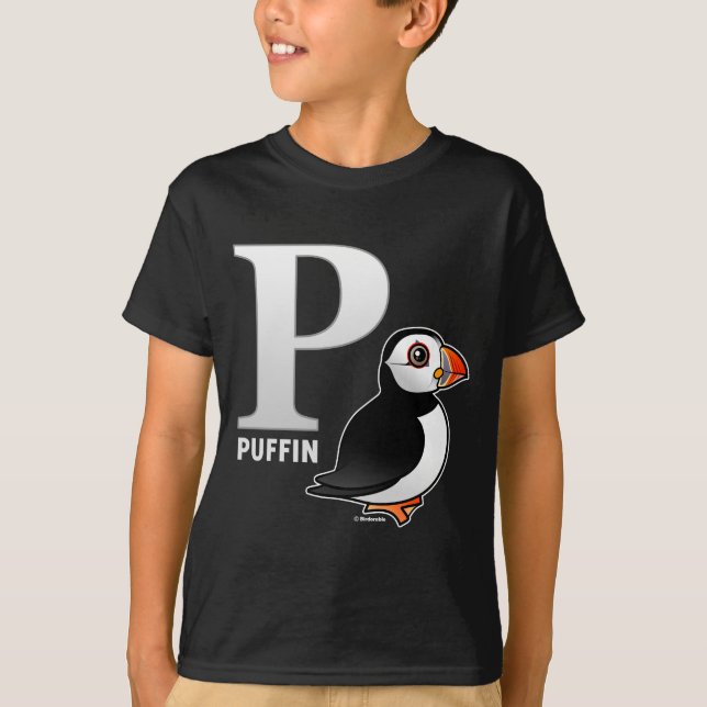 P is for Puffin T-Shirt (Front)