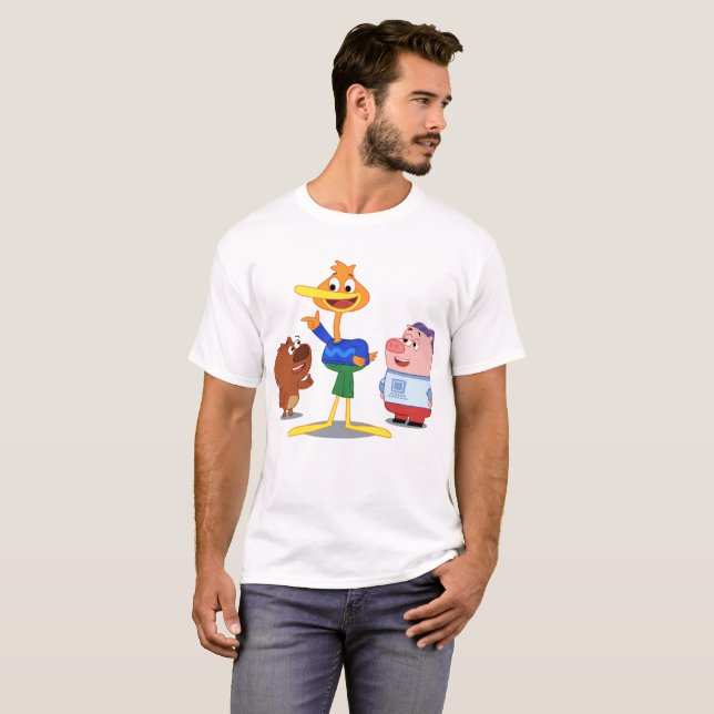 P. King Duckling  - Three character graphic tee (Front Full)