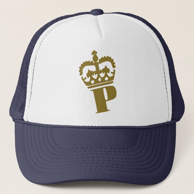 P - Letter - Name Trucker Hat (Front)