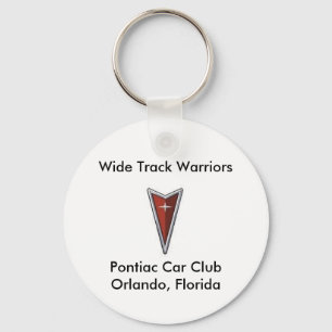P logo, Wide Track Warriors, Pontiac Car ClubOr... Key Ring