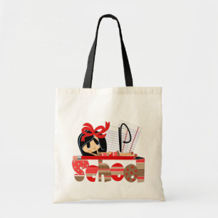 P Monogram School Budget Tote Bag