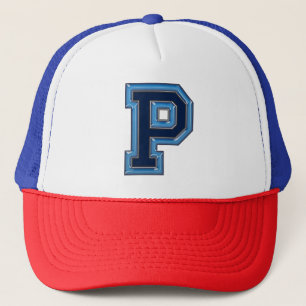 "P" Monogrammed Trucker Hat