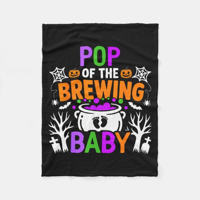 P Of The Brewing Baby Halloween Costume  Fleece Blanket (Front)