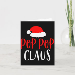 P P Claus Shirt Funny Christmas Pajamas Pjs Grandp Card