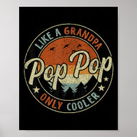 P P Like A Grandpa Only Cooler Vintage Retro Fathe