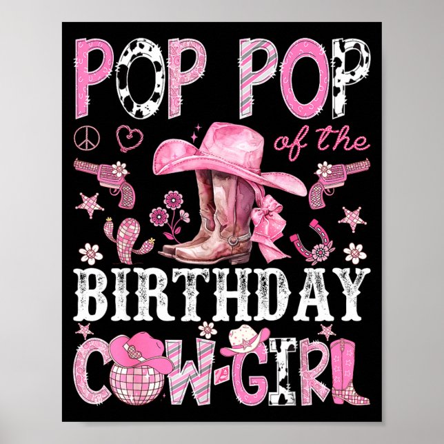 P P Of The Birthday Cow-girl Nk Disco Rodeo P P  Poster (Front)