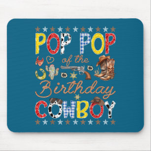 P P Of The Birthday Cowboy Western Rodeo P P Mouse Mat