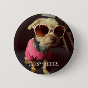 P-P-P-PAW-DEE 6 CM ROUND BADGE