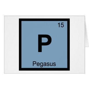 P - Pegasus Greek Chemistry Periodic Table Symbol