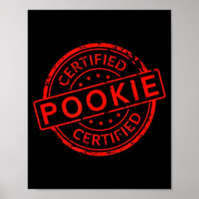 P Pular Slang Quote Valentines Certified Oki  Poster (Front)