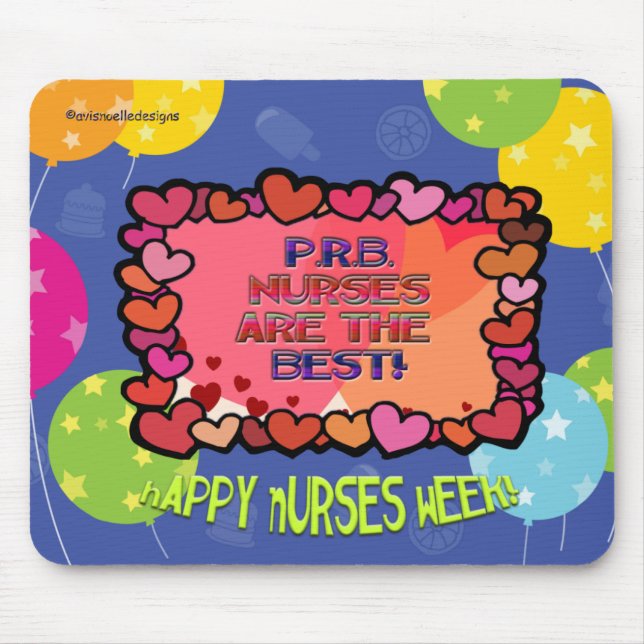 P.R.B. Nurses Mouse Mat (Front)
