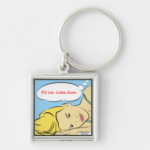 P.S ich liebe dich Keychain
