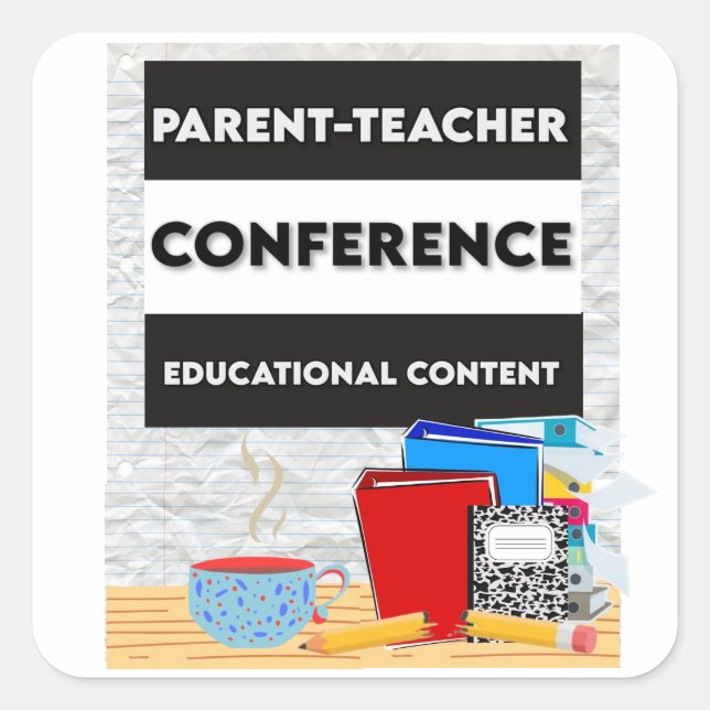 P/T Conferences Stickers V.2 (Front)