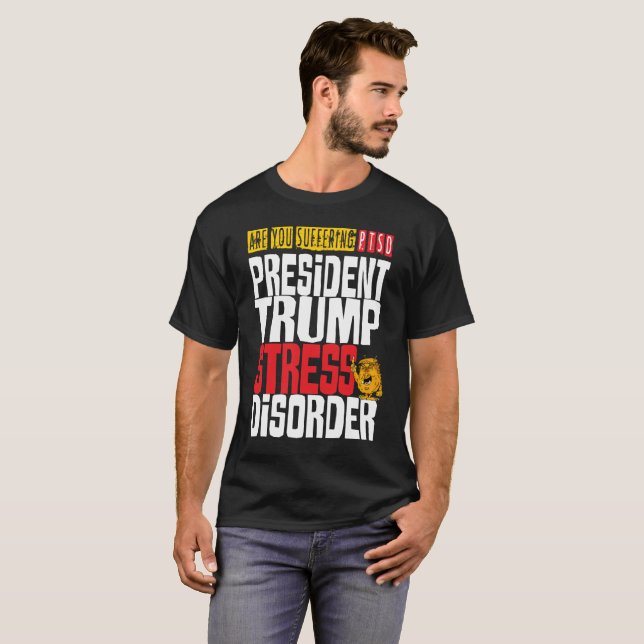 P.T.S.D. Trump (dark) T-Shirt (Front Full)