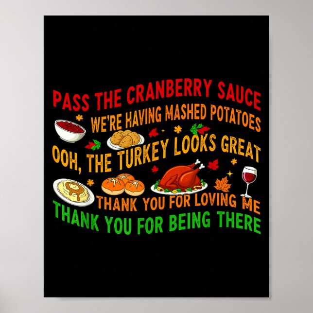 P The Cranberry Sauce Mashed Tatoes  Poster (Front)