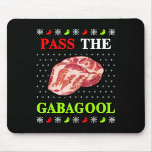 P The Gabagool Tacky Ugly Christmas For Men Women  Mouse Mat