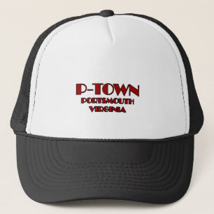 P-Town Portsmouth Virginia Logo Trucker Hat