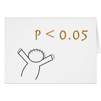 P-value card for statisticians