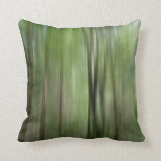 © P Wherrell Woodland blur fine art photo trees Cushion