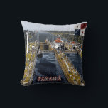 PA0003 America - Panama - Canal Locks - panoramic Cushion<br><div class="desc">Here you will find the souvenir of your vacation. This category contains souvenirs of many locations in: America - Panama - Canal Locks - panoramic view. Amaze friends and relatives with the unique souvenirs from your great trip! Try us!
 
 Code: PA0003</div>