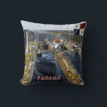 PA0003 America - Panama - Canal Locks - panoramic Cushion<br><div class="desc">Here you will find the souvenir of your vacation. This category contains souvenirs of many locations in: America - Panama - Canal Locks - panoramic view. Amaze friends and relatives with the unique souvenirs from your great trip! Try us!
 
 Code: PA0003</div>