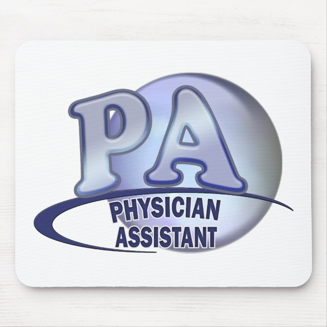 PA BLUE LOGO PHYSICIAN ASSISTANT MOUSE MAT (Front)