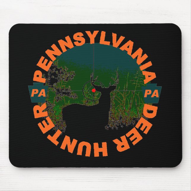 PA Deer Hunter Mousepad (Front)