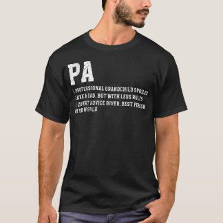 Pa Definition Pa Grandpa Pa T-Shirt