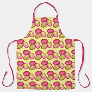 PA Dutch Food Pickled Hard Boiled Red Beet Eggs Apron