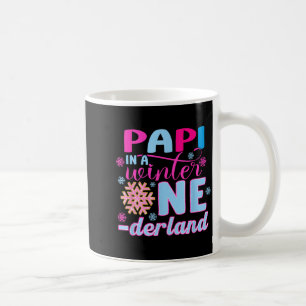 Pa In A Winter Onederland Bday Girl Sweet Snowflak Coffee Mug