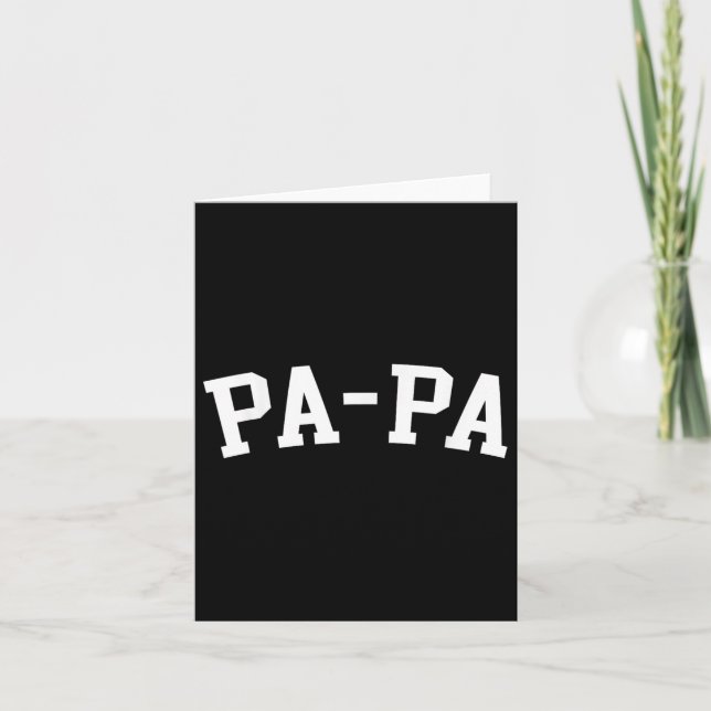 Pa-pa _2  card (Front)