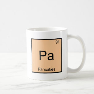 Pa - Pancakes Funny Chemistry Element Symbol Tee Coffee Mug