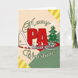 PA PHYSICIAN  ASSISTANT MERRY CHRISTMAS HOLIDAY CARD
