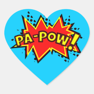 Pa-Pow! Heart Sticker
