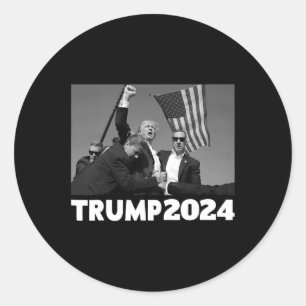 Pa Rally Pennsylvania Rally Trump 2024 2  Classic Round Sticker
