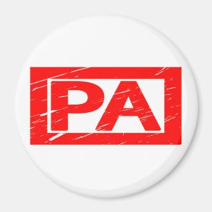 Pa Stamp Magnet