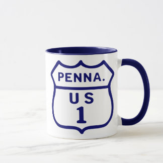 PA/US Highway Route 1 Mug