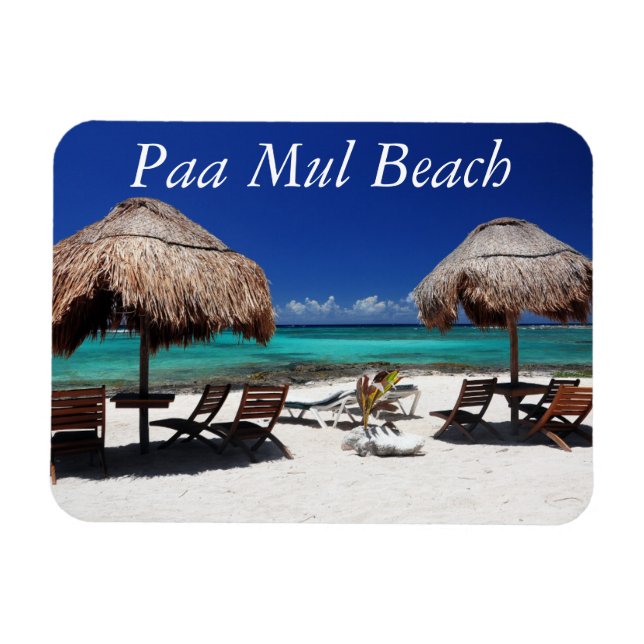 Paa Mul Beach Magnet (Horizontal)