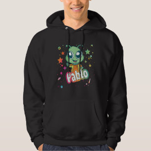 PABLO - Cute Boy Name with cute Alien Hoodie