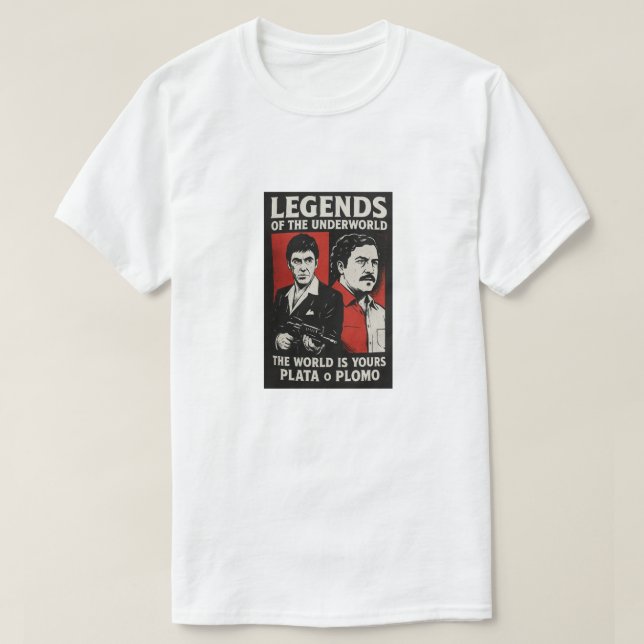 pablo escobar tony montana T-Shirt (Design Front)