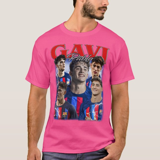 Pablo Gavi Bootleg Vintage Shirt (Front)