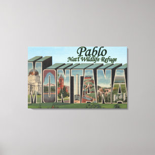 Pablo Nat'l Wildlife Refuge, Montana Canvas Print