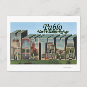 Pablo Nat'l Wildlife Refuge, Montana Postcard