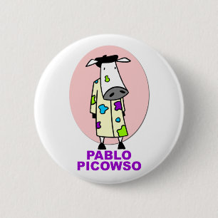 Pablo Picowso 6 Cm Round Badge