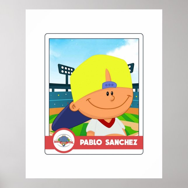 Pablo Sanchez Card Poster (Front)
