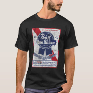 Pabst Blue Ribbon Can Label T-Shirt