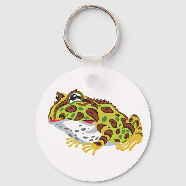pac-man horned frog key ring (Front)