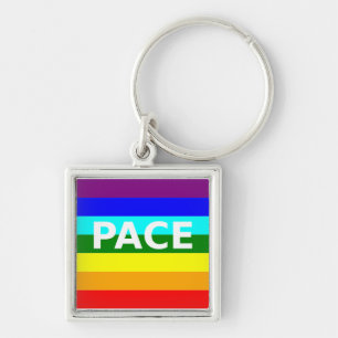 Pace(Peace) Flag Italian Key Ring