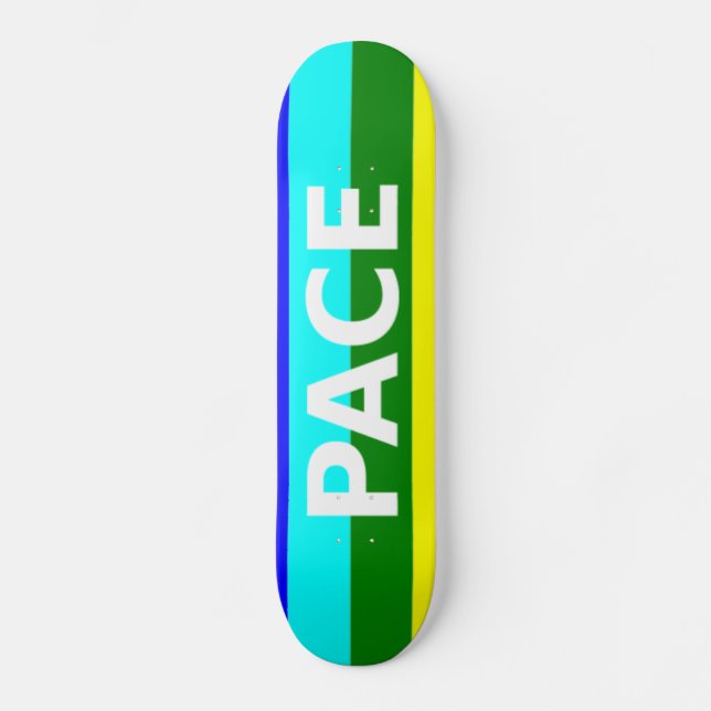 Pace(Peace) Flag Italian Skateboard (Front)
