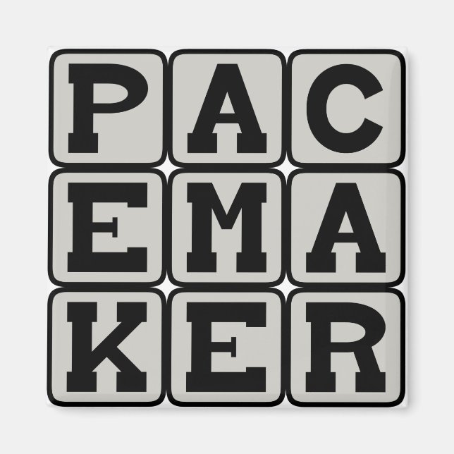 Pacemaker, Heart Aid Magnet (Front)